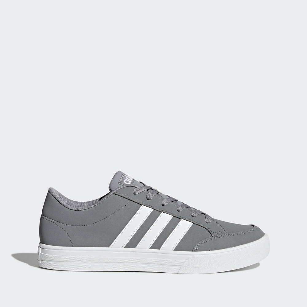 Adidas Vs Set - αθλητικα παπουτσια ανδρικα - Γκρι/Ασπρα,Μέγεθος: EU 36 – 54 2/3 (924GNQWL)